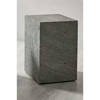 Mesa Aux. Chapada Piedra Natural/acacia 40x40x60 Cm