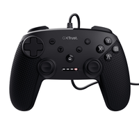 gamepad trust gxt 541 muta 24789 color negro cable 3m panel digital intercambiable gatillo sensible a la presion para pc