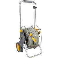 enrollador de manguera - carro de metal ultraflex 30m - house of toys