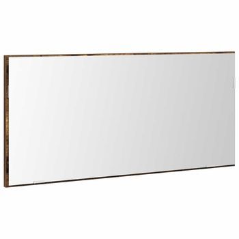 Espejo Marrón 80 X 37 Cm Vidrio Y Madera Ingenierizada