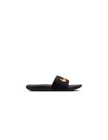 chanclas de playa y piscina nike kawa little slides nino negrogris