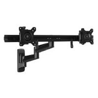 brazo para dos monitores de 15 a 24 pulgadas de instalacian en pared