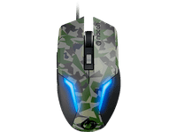 raton gaming - nacon pcgm-105forest con cable usb 800 a 2400 dpi forest camo