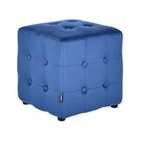 puf cubo reposapies capitone dormitorio sala de estar terciopelo rosa melocoton wisconsinpuf cubo reposapies capitone dormitorio sala de estar terciopelo azul wisconsin