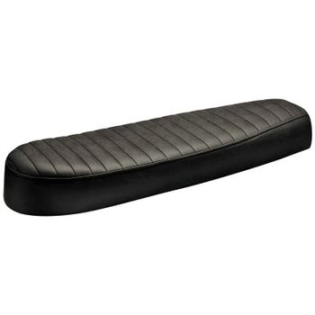 Asiento completo universal moto Scrambler Fat negro