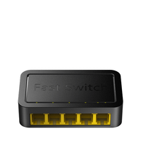 switch 5 puertos 10100 cudy fs105d negro