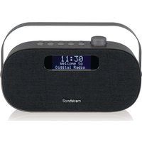 sandstrom sf-dabg18 portable dabr bluetooth radio - grey grey