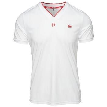 Huari Tops y Camisetas T-shirt à col V blanc sport para hombre
