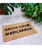 felpudo hasta luego mari carmen -hastaluegomaricarmen- 33x60