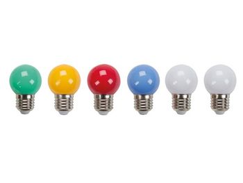 Bombillas led - diferentes colores - 10 uds.