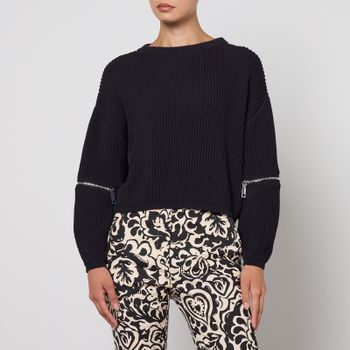 MAX&Co. Boabab Fisherman's Ribbed-Knit Jumper - S