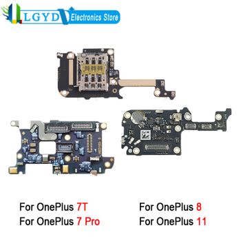 Reemplazo de placa lector de tarjeta SIM con micrófono para OnePlus 7t / 7 Pro / 8 /11