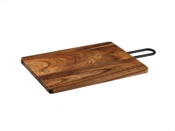 Tabla de cortar de madera de acacia stine - 33 x 23cm