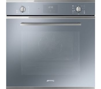 SMEG Cucina SF6400TVS Electric Oven - Silver, Silver