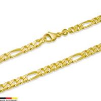 pulsera figaro oro de 8 quilates 21cm