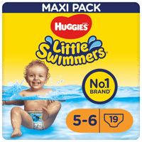 huggies little swimmers panales banadores talla 5-6 12-18 kg 19 uds