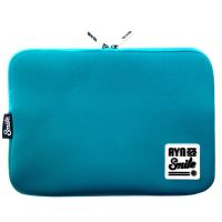 smile sleeve funda para portatil y tablet hasta 14 neopreno azul
