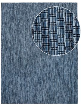 Alfombras de interior y exterior Venezia azul 200x280 cm