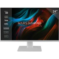 mars gaming mv-24 monitor 24 ips fhd 120hz hdr10 freesync y g-sync altavoces integrados blanco