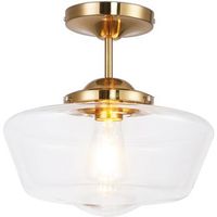lampara de techo - lampara colgante estilo vintage - suki transparente
