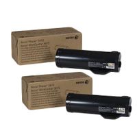 original multipack xerox phaser 3610dn printer toner cartridges 2 pack -106r02722