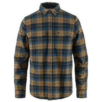 Fjallraven Camisa manga larga Chemise Fjällräven Singi en flanelle marron para hombre