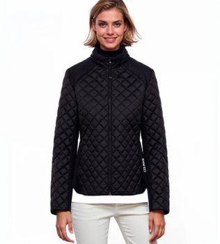 Colmar para mujer. 4230R-2XQ Chaqueta cortavientos acolchada negro (44), Casual, Poliéster