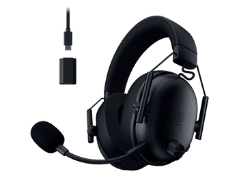 Auriculares gaming - Razer BlackShark V3, Circumaurales, Bluetooth, 70h Autonomía, Micrófono, Negro