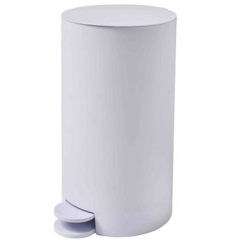 Cubo de basura con pedal para baño, 3 l