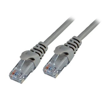 Cable de red MCL Cat6 U/UTP 1 m Gris RJ-45