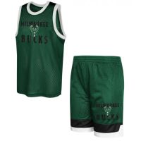 equipacion baloncesto milwaukee bucks essential mesh outerstuff junior