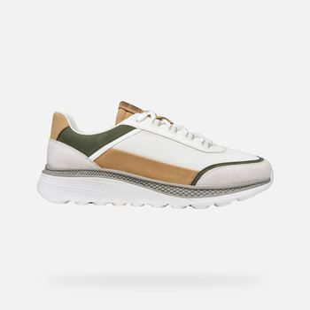 GEOX Spherica Actif X1 Hombre Blanco/verde Musgo
