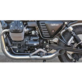 Sistema de escape Moto Guzzi V 7 i.e. Racer '15-'16 Mass Hot Rod 2-2