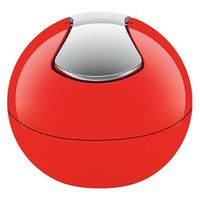 spirella coleccion bowl papelera o16 x 14 cm 1 litro poliestirol rojo