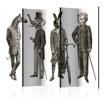 Biombo - Elegant Zoo Ii (225x172 Cm)