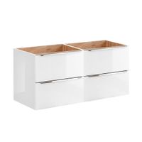 mueble bajo lavabo 120 cm tableros laminados blanco