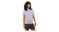 maillot de manga corta para mujer salomon sense aero graphic azul blanco