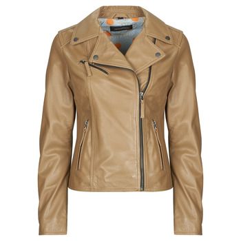 Oakwood Cazadora de cuero CLIPS para mujer