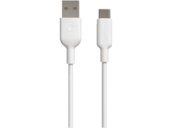 Cable USB-C - Muvit For Change MCUSC0022, De USB Tipo C, Para múltiples fabricantes, 0,2 m, 27W, Blanco