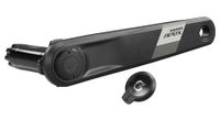 manivela con sensor de potencia sram apex axs negra  manivela izquierda