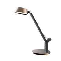 flexo goya cobrenegro 8w 590lm 3000k 4000k 6500k regulable intensidad puerto usb tactil 404x171x316 cm