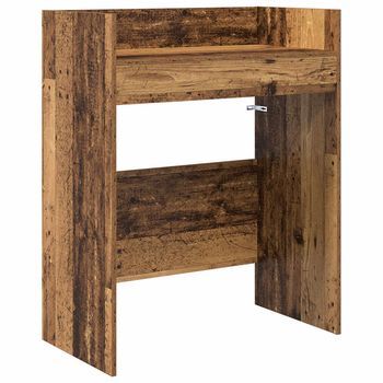 Mesa De Dj Madera Envejecida 102 X 45 X 102 Cm Vidaxl