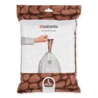 brabantia perfectfit dispenser bags - pack l - 40-45l 40 pack
