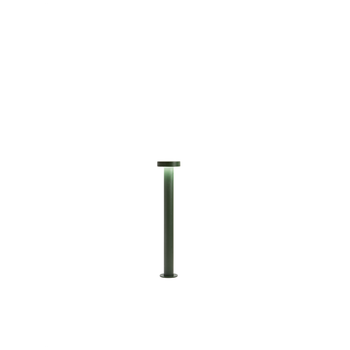 Baliza Led De Jardín Tipo Taburete, 12 W, Ip65, 960 Lm, 60 Cm De Altura, 3000 K, Aluminio Pintado, Color Verde - Perenz