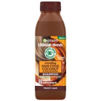 garnier ultimate blends smoothing hair food coconut shampoo for frizzy hair 350ml