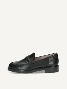 CAPRICE Slipper, black, made of Leather with Block heel, Size 41