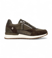 refresh para mujer 17295902-kaki zapatillas 172959 verde 36 plano cremallera casual