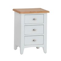 arlia bedroom 3 drawer bedside cabinet
