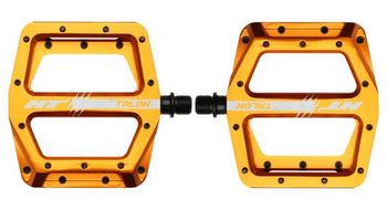 Ht components talon an71 par de pedales planos naranja