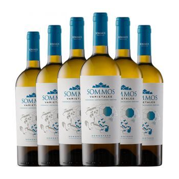 Sommos Vino Blanco Varietales Somontano Crianza 75 Cl 13.5% Vol. (pack De 6 Unidades)